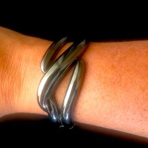 Gunmetal Bangle Bracelet